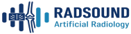 RadSound Artificial Radiology logo – empowering radiologists with AI-driven learning